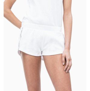 Calvin Klein dámské bílé teplákové šortky - XS (143)